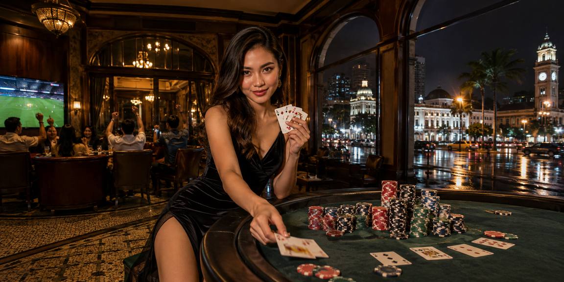 Masuki Meja Kasino Hidup kami dengan Dealer Sebenar